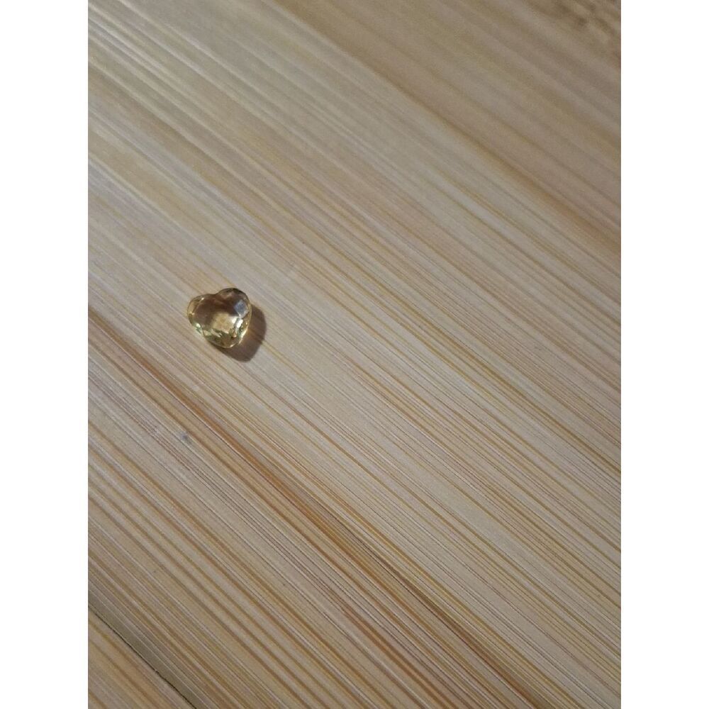 April Birthstone Heart Shaped Floating Locket Charm